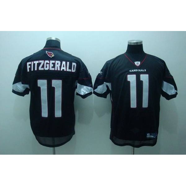 Cardinals #11 Larry Fitzgerald Black Stitched NFL Jersey