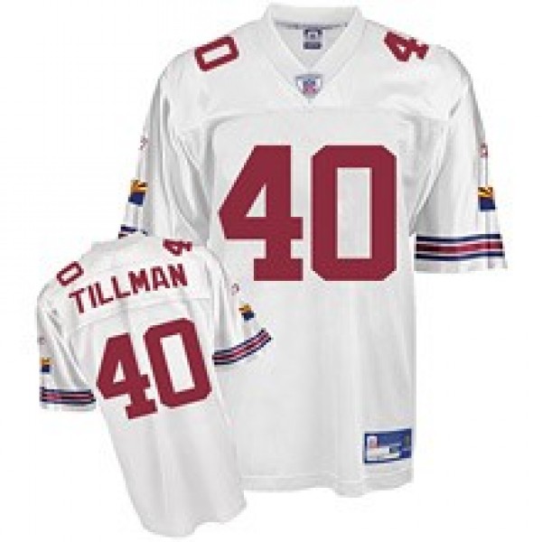 Cardinals #40 Pat Tillman White Stitched NFL Jersey