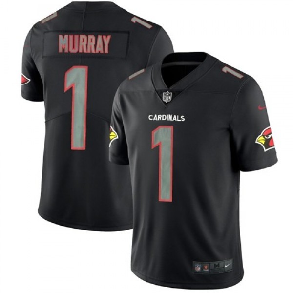 Nike Cardinals #1 Kyler Murray Black Men's Stitched NFL Limited Rush Impact Jersey