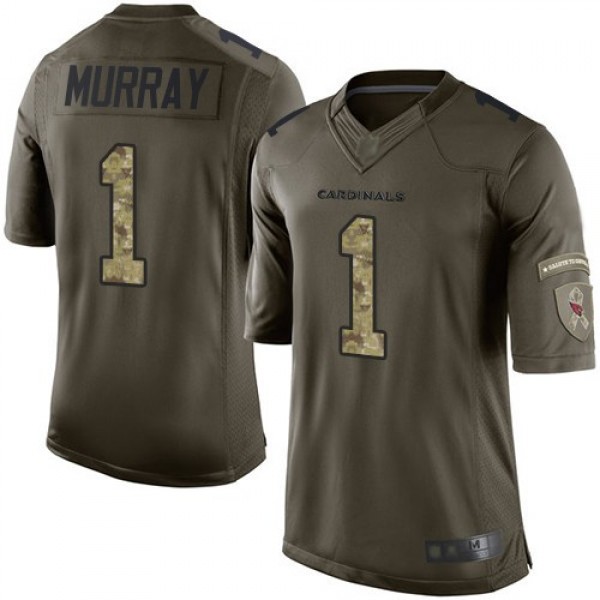 Nike Cardinals #1 Kyler Murray Green Men's Stitched NFL Limited 2015 Salute to Service Jersey