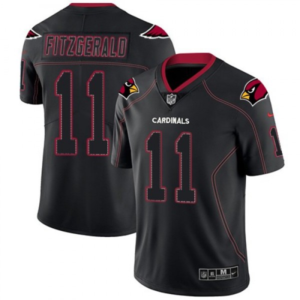Nike Cardinals #11 Larry Fitzgerald Lights Out Black Men's Stitched NFL Limited Rush Jersey