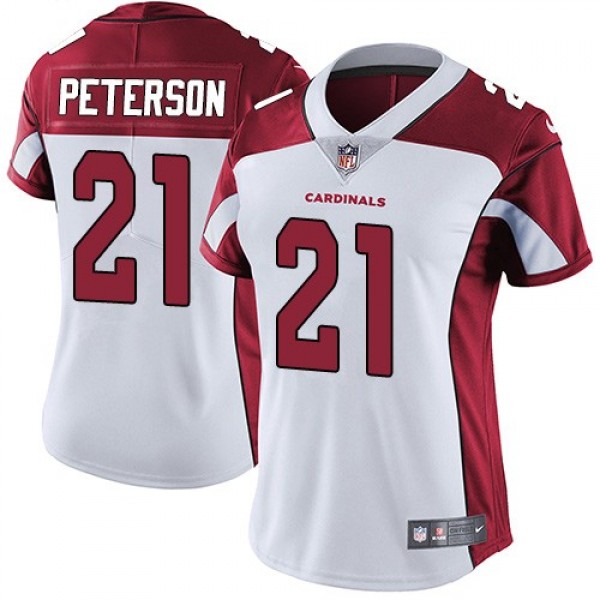 Women's Cardinals #21 Patrick Peterson White Stitched NFL Vapor Untouchable Limited Jersey