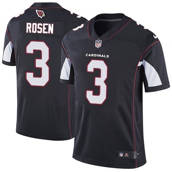 Nike Cardinals #3 Josh Rosen Black Alternate Men's Stitched NFL Vapor Untouchable Limited Jersey