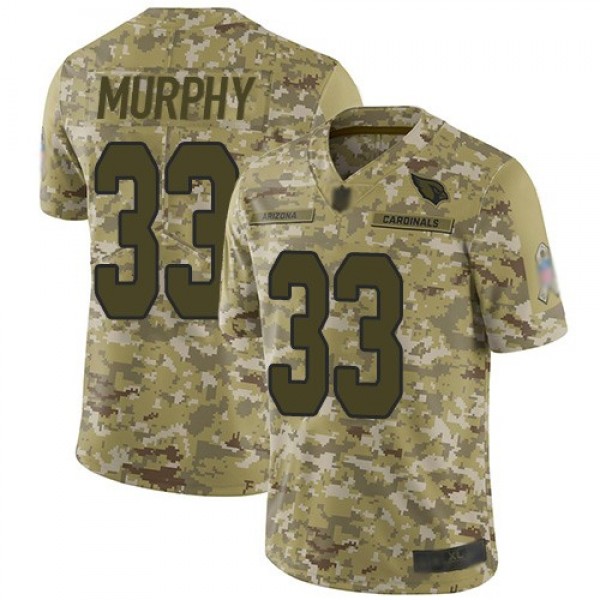 Nike Cardinals #33 Byron Murphy Camo Men's Stitched NFL Limited 2018 Salute to Service Jersey