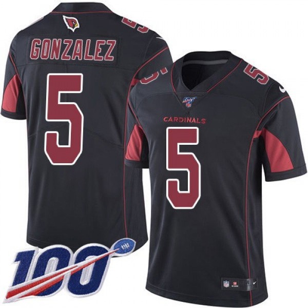 Nike Cardinals #5 Zane Gonzalez Black Men's Stitched NFL Limited Rush 100th Season Jersey