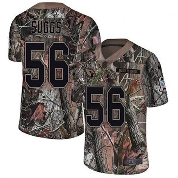 Nike Cardinals #56 Terrell Suggs Camo Men's Stitched NFL Limited Rush Realtree Jersey