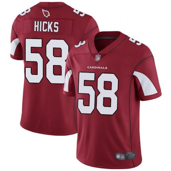 Nike Cardinals #58 Jordan Hicks Red Team Color Men's Stitched NFL Vapor Untouchable Limited Jersey