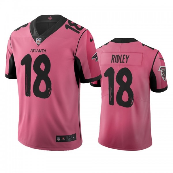 Atlanta Falcons #18 Calvin Ridley Pink Vapor Limited City Edition NFL Jersey