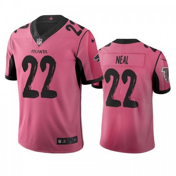 Atlanta Falcons #22 Keanu Neal Pink Vapor Limited City Edition NFL Jersey