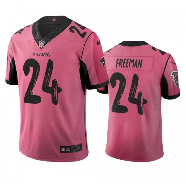 Atlanta Falcons #24 Devonta Freeman Pink Vapor Limited City Edition NFL Jersey
