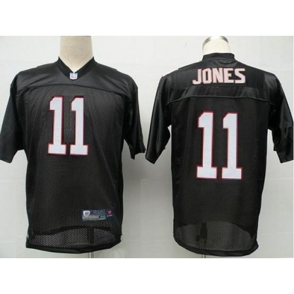 Falcons #11 Julio Jones Black Stitched NFL Jersey