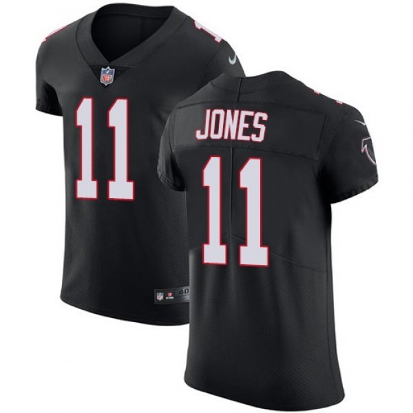 Nike Falcons #11 Julio Jones Black Alternate Men's Stitched NFL Vapor Untouchable Elite Jersey