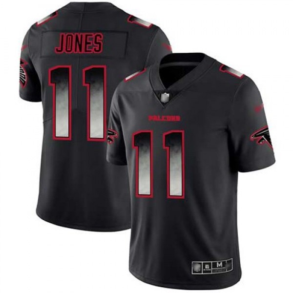 Nike Falcons #11 Julio Jones Black Men's Stitched NFL Vapor Untouchable Limited Smoke Fashion Jersey