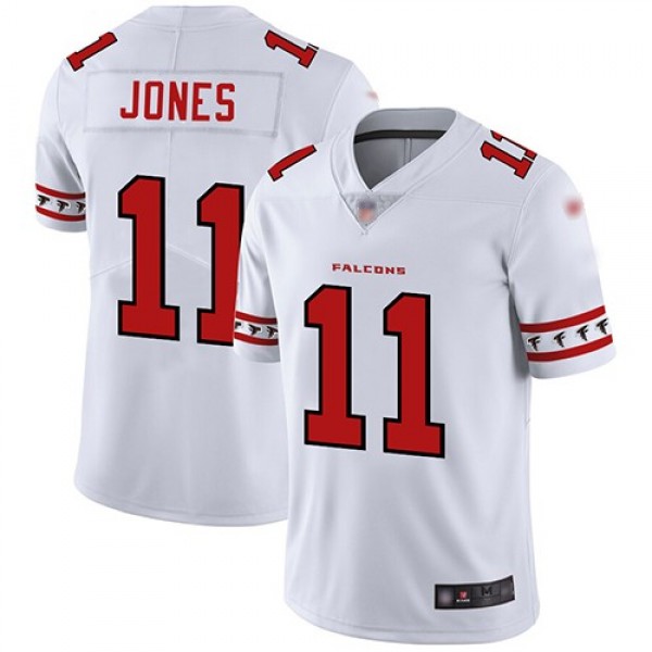 Nike Falcons #11 Julio Jones White Men's Stitched NFL Limited Team Logo Fashion Jersey
