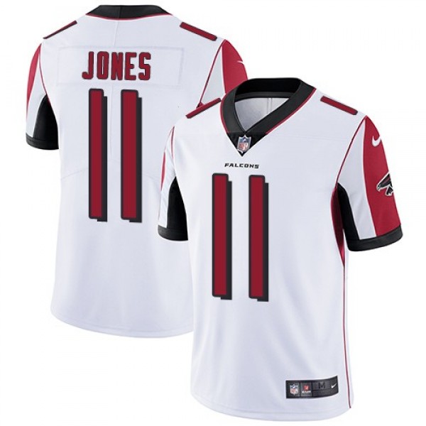 Nike Falcons #11 Julio Jones White Men's Stitched NFL Vapor Untouchable Limited Jersey