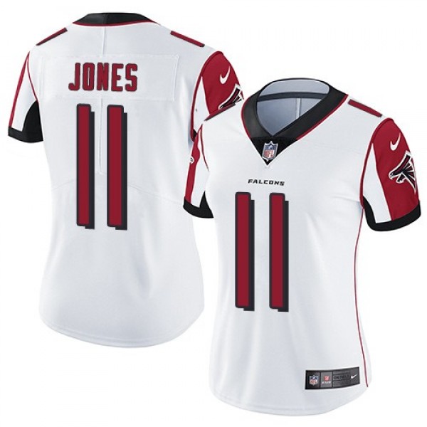 Women's Falcons #11 Julio Jones White Stitched NFL Vapor Untouchable Limited Jersey