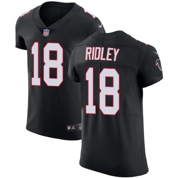 Nike Falcons #18 Calvin Ridley Black Alternate Men's Stitched NFL Vapor Untouchable Elite Jersey