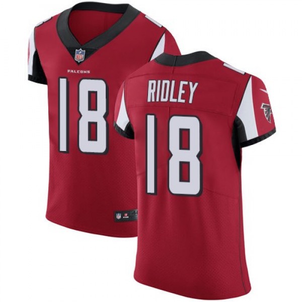 Nike Falcons #18 Calvin Ridley Red Team Color Men's Stitched NFL Vapor Untouchable Elite Jersey