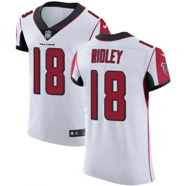 Nike Falcons #18 Calvin Ridley White Men's Stitched NFL Vapor Untouchable Elite Jersey