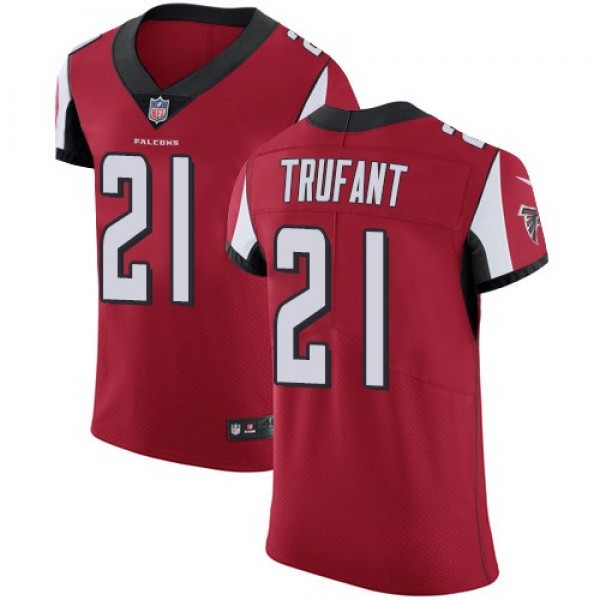 Nike Falcons #21 Desmond Trufant Red Team Color Men's Stitched NFL Vapor Untouchable Elite Jersey