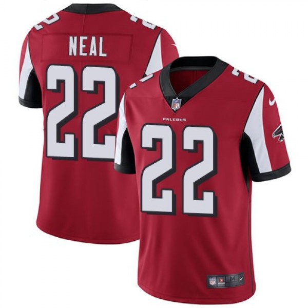 Nike Falcons #22 Keanu Neal Red Team Color Men's Stitched NFL Vapor Untouchable Limited Jersey
