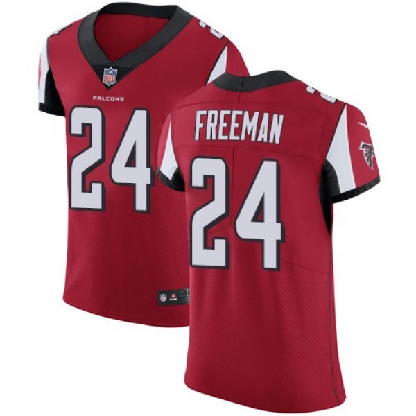 Nike Falcons #24 Devonta Freeman Red Team Color Men's Stitched NFL Vapor Untouchable Elite Jersey