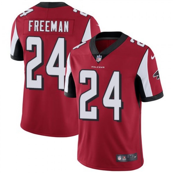 Nike Falcons #24 Devonta Freeman Red Team Color Men's Stitched NFL Vapor Untouchable Limited Jersey