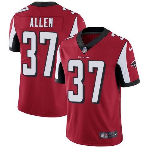 Nike Falcons #37 Ricardo Allen Red Team Color Men's Stitched NFL Vapor Untouchable Limited Jersey