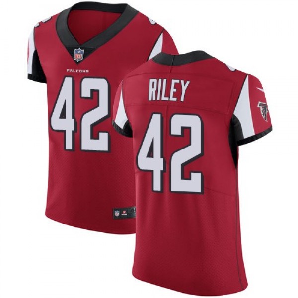 Nike Falcons #42 Duke Riley Red Team Color Men's Stitched NFL Vapor Untouchable Elite Jersey