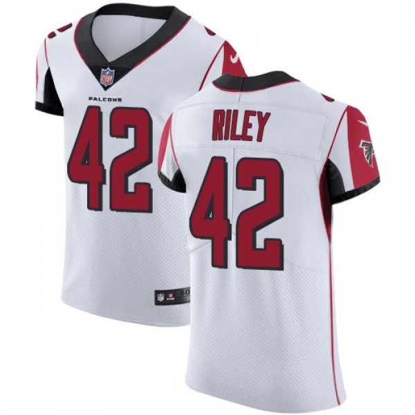 Nike Falcons #42 Duke Riley White Men's Stitched NFL Vapor Untouchable Elite Jersey