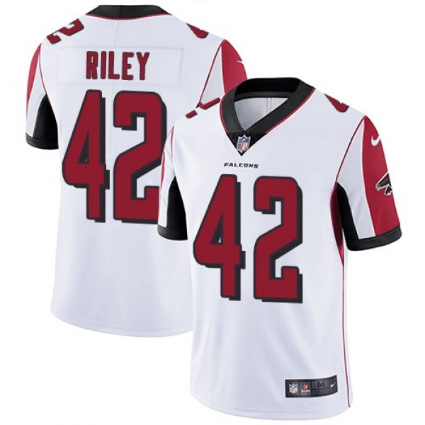 Nike Falcons #42 Duke Riley White Men's Stitched NFL Vapor Untouchable Limited Jersey