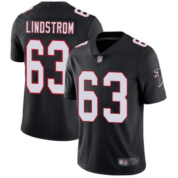 Nike Falcons #63 Chris Lindstrom Black Alternate Men's Stitched NFL Vapor Untouchable Limited Jersey