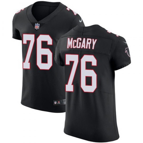 Nike Falcons #76 Kaleb McGary Black Alternate Men's Stitched NFL Vapor Untouchable Elite Jersey