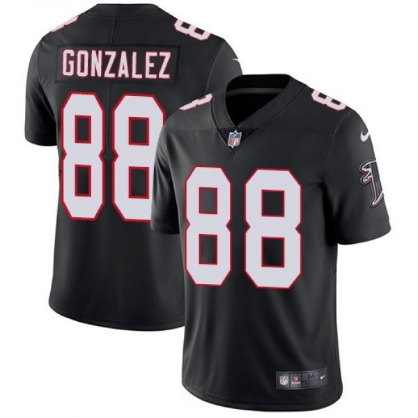 Nike Falcons #88 Tony Gonzalez Black Alternate Men's Stitched NFL Vapor Untouchable Limited Jersey