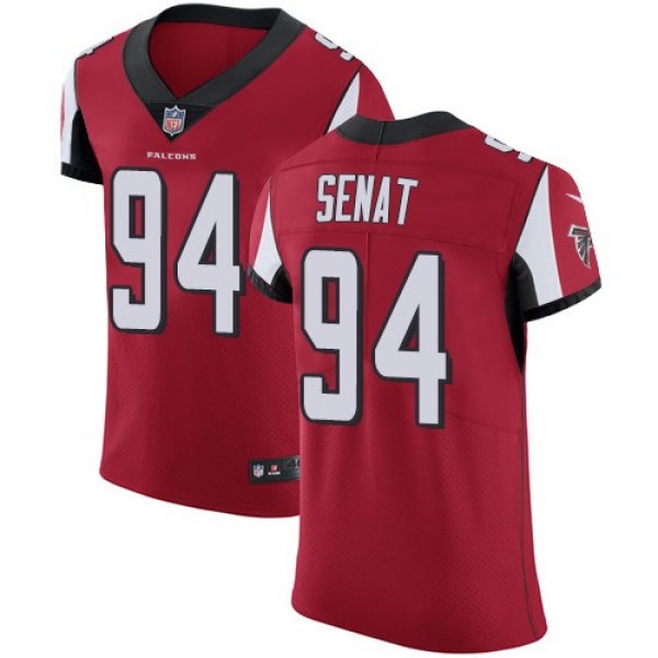 Nike Falcons #94 Deadrin Senat Red Team Color Men's Stitched NFL Vapor Untouchable Elite Jersey