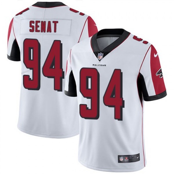 Nike Falcons #94 Deadrin Senat White Men's Stitched NFL Vapor Untouchable Limited Jersey