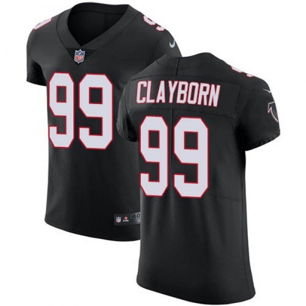 Nike Falcons #99 Adrian Clayborn Black Alternate Men's Stitched NFL Vapor Untouchable Elite Jersey