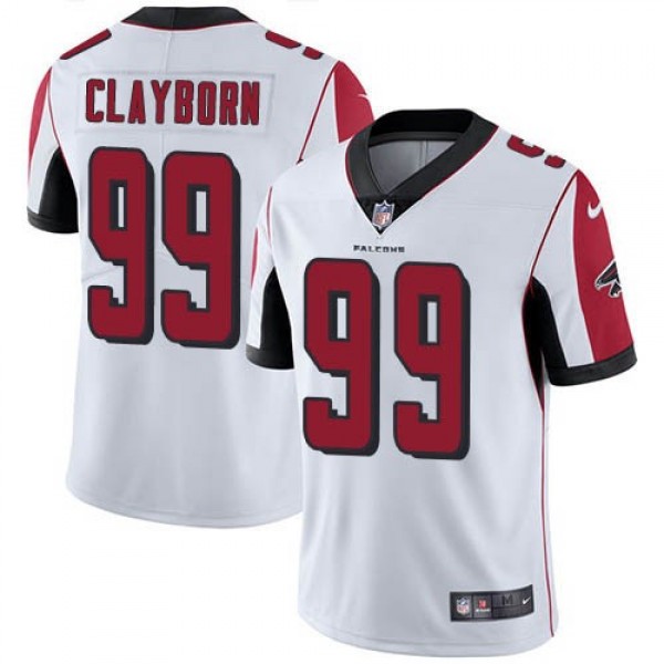 Nike Falcons #99 Adrian Clayborn White Men's Stitched NFL Vapor Untouchable Limited Jersey