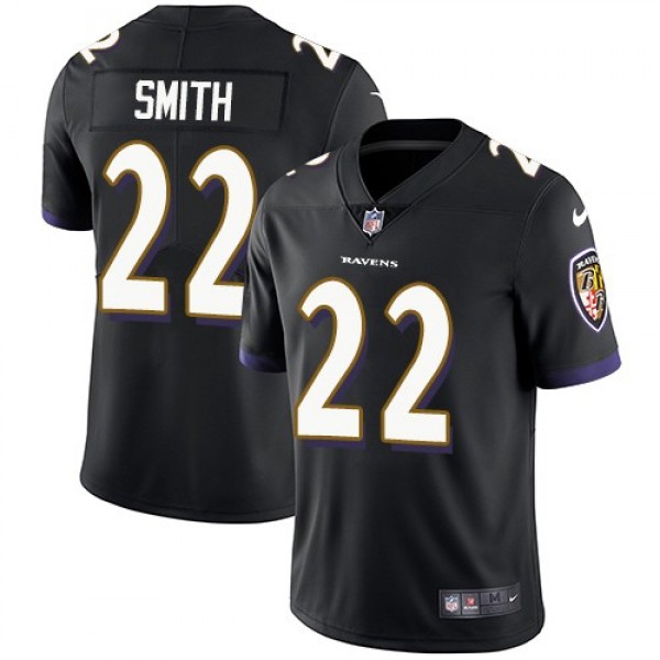 Nike Ravens #22 Jimmy Smith Black Alternate Men's Stitched NFL Vapor Untouchable Limited Jersey