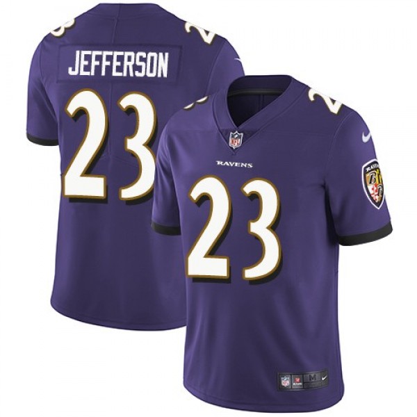 Nike Ravens #23 Tony Jefferson Purple Team Color Men's Stitched NFL Vapor Untouchable Limited Jersey