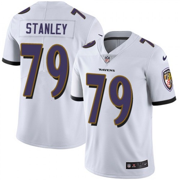 Nike Ravens #79 Ronnie Stanley White Men's Stitched NFL Vapor Untouchable Limited Jersey