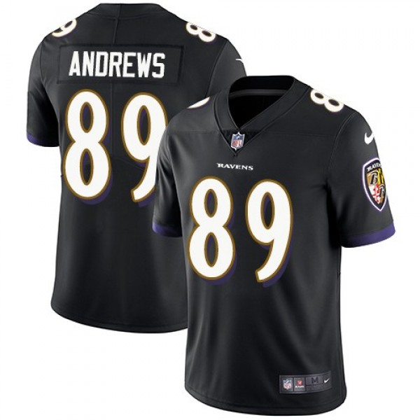 Nike Ravens #89 Mark Andrews Black Alternate Men's Stitched NFL Vapor Untouchable Limited Jersey