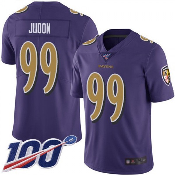 Nike Ravens #99 Matthew Judon Purple Men's Stitched NFL Limited Rush 100th Season Jersey