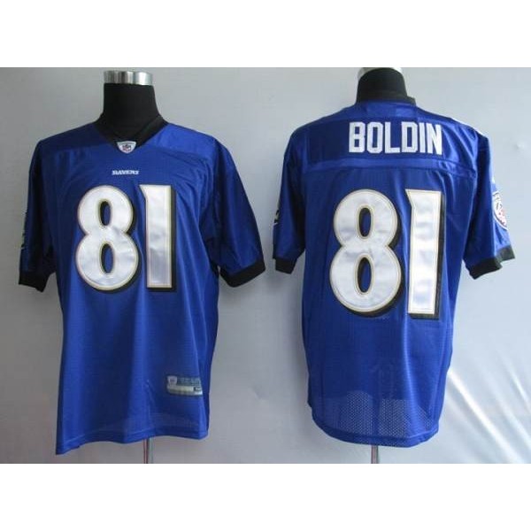 Ravens #81 Anquan Boldin Purple Stitched NFL Jersey