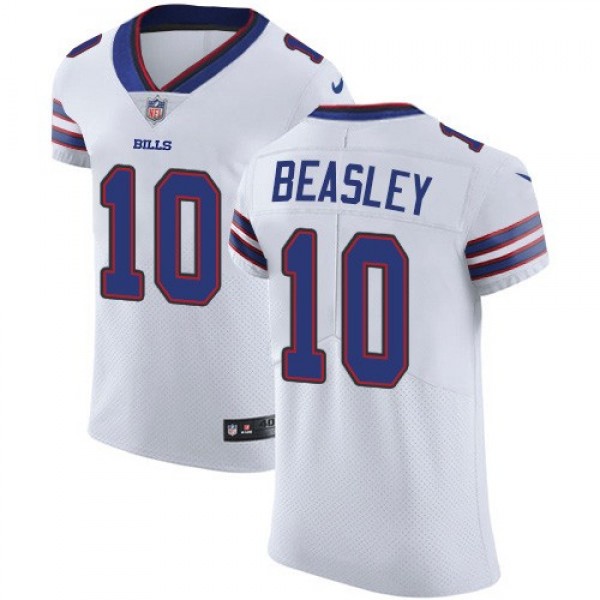 Nike Bills #10 Cole Beasley White Men's Stitched NFL Vapor Untouchable Elite Jersey