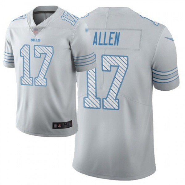 Nike Bills #17 Josh Allen White Men's Stitched NFL Limited City Edition Jersey