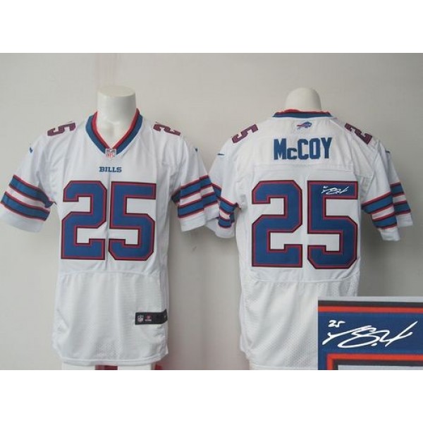 بسكوت ريسيز Nike Bills #25 LeSean McCoy White Men's Stitched NFL Elite ... بسكوت ريسيز