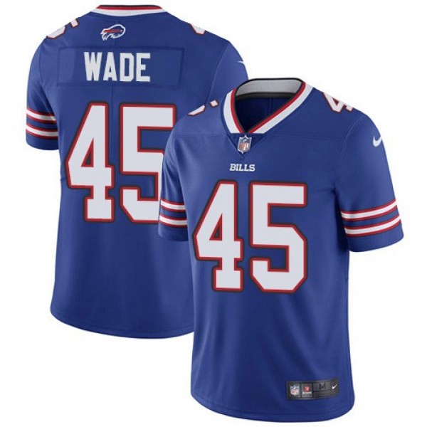 Nike Bills #45 Christian Wade Royal Blue Team Color Men's Stitched NFL Vapor Untouchable Limited Jersey