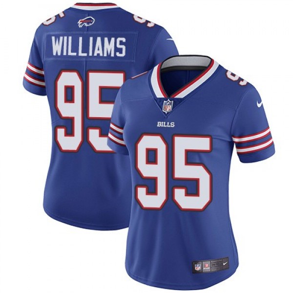 Women's Bills #95 Kyle Williams Royal Blue Team Color Stitched NFL Vapor Untouchable Limited Jersey