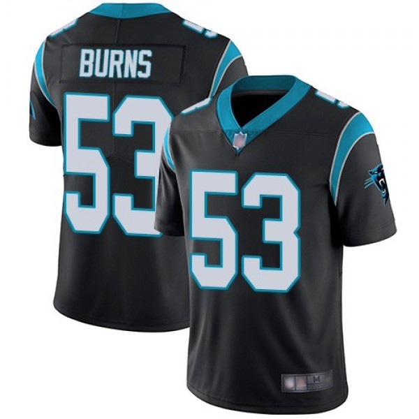 Nike Panthers #53 Brian Burns Black Team Color Men's Stitched NFL Vapor Untouchable Limited Jersey